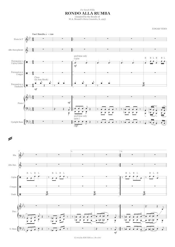 Rondo Alla Rumba - Inspired By The Rondo of Mozart's KV495