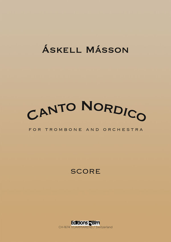 Canto Nordico (Trombone Concerto)<br>