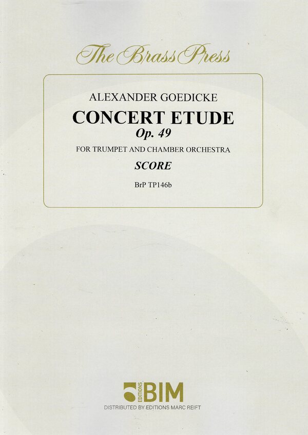 Concert Etude Op. 49<br>