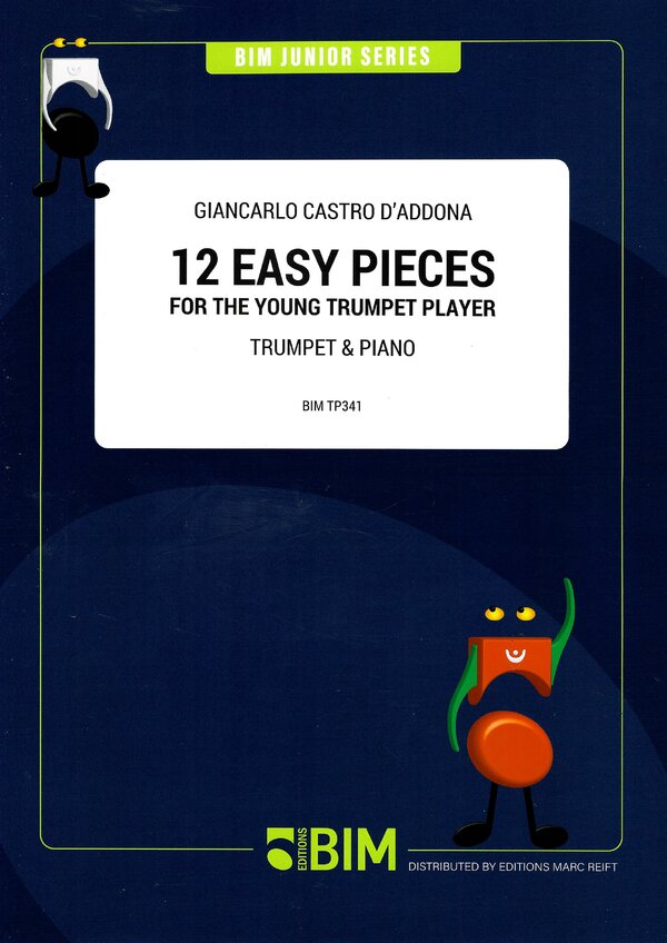 12 Easy Pieces<br>for the Young Trumpet Player