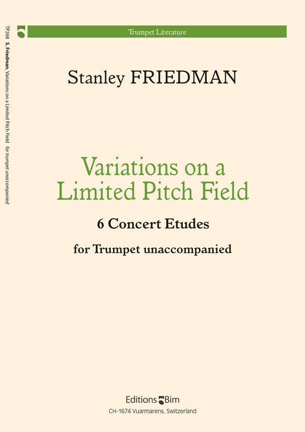 Variations on a Limited Pitch Field<br>6 Concert Etudes