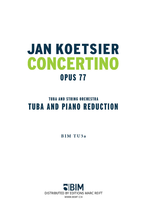 Concertino Op. 77<br>
