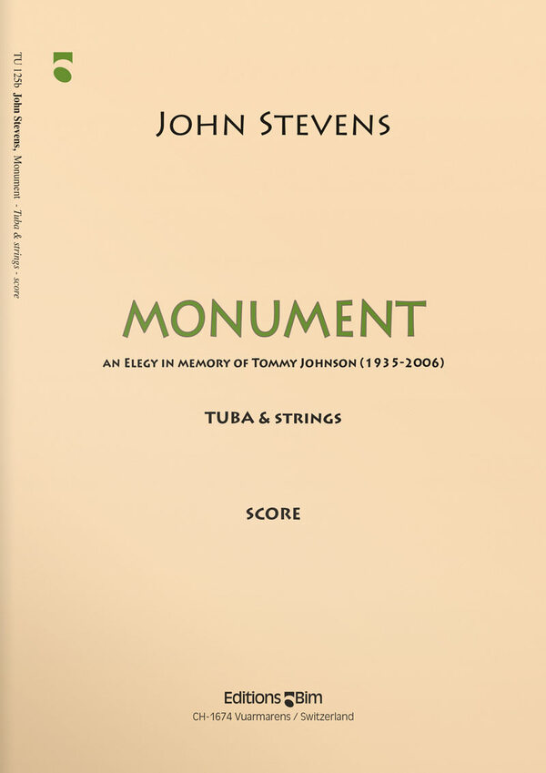 Monument<br>An Elegy in Memory of Tommy Johnson (1935-2006)