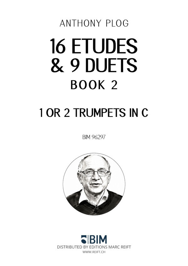 16 Etudes & 9 Duets - Book 2<br>f�r 1-2 Trompeten in C